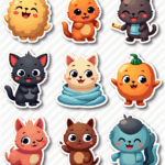 Pop Culture Parodies - Sticker Sheet v15